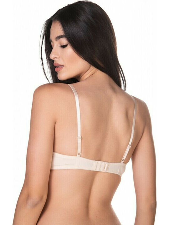 Ida Bra without Padding Underwire Beige/Salmon