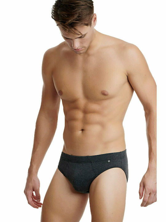Herren Slips Black / Grey 2Packung