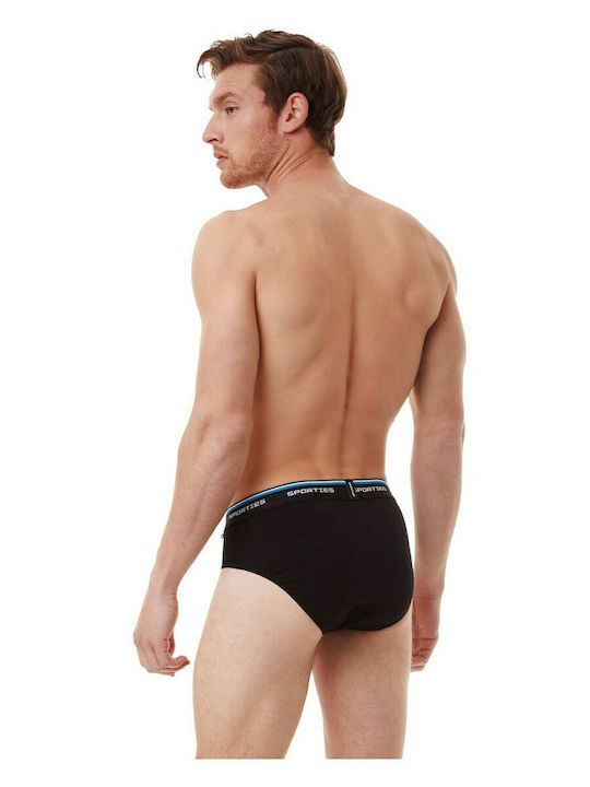 Herren Slips Black / Grey 2Packung
