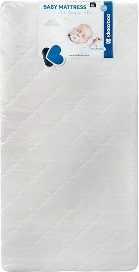 Kikka Boo Crib Mattress Air Sense White with Memory Foam 60x120+14cm