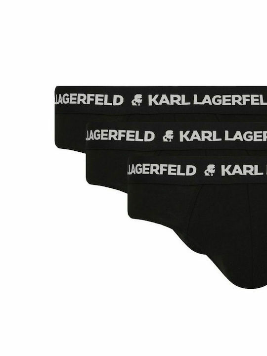 Herren Slips Schwarz 3Packung