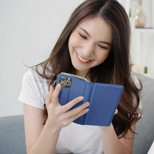 Smart Magnet Book Piele artificială Navy Blue (Redmi 10C) CB9073BL1