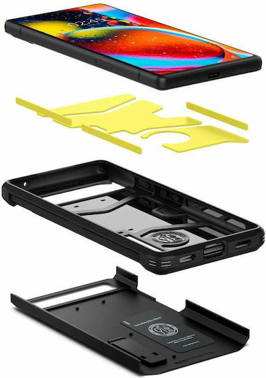 Spigen Tough Armor Back Cover Πλαστικό Μαύρο (Google Pixel 6a)
