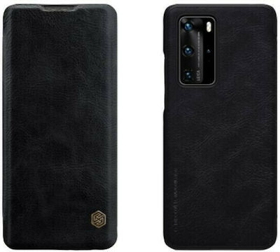 Nillkin Qin Synthetic Leather Book Black (Huawei P40 Pro)