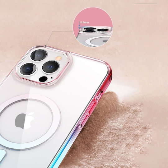 Kingxbar PQY Gradient Back Cover Πλαστικό / Σιλικόνης Clear (iPhone 13 Pro Max)