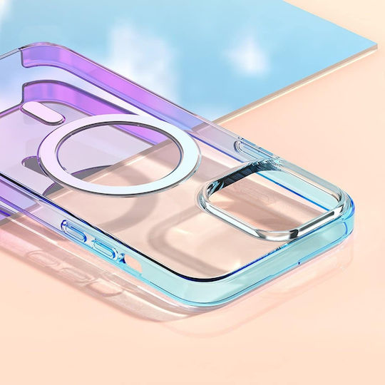 Kingxbar PQY Gradient Back Cover Πλαστικό / Σιλικόνης Clear (iPhone 13 Pro Max)
