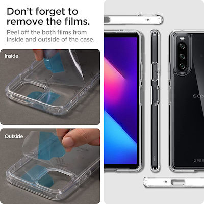 Spigen Ultra Hybrid Coperta din spate Silicon rezistent Transparent (Sony Xperia 10 IV)