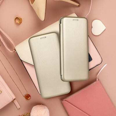 Elegance Книга Изкуствена кожа Златист (Xiaomi Mi 10T Lite)