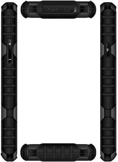 MaxCom Strong MM920 Single SIM Ανθεκτικό Κινητό με Κουμπιά Μαύρο