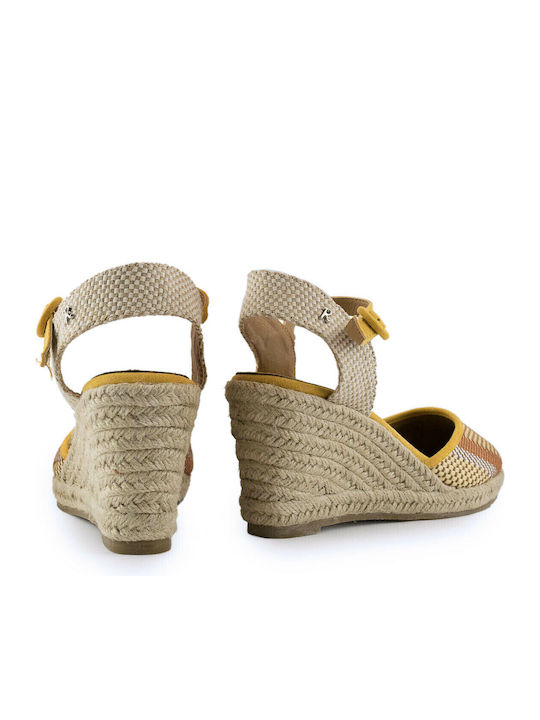 Women's Platform Espadrilles Yellow