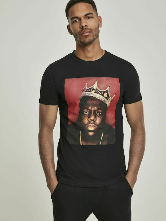 Merchcode Notorious Big Crown T-shirt Black Cotton