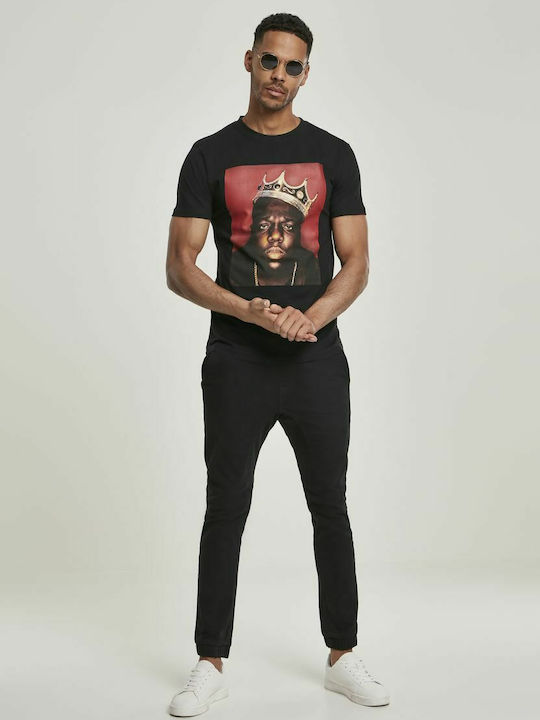 Merchcode Notorious Big Crown T-shirt Black Cotton