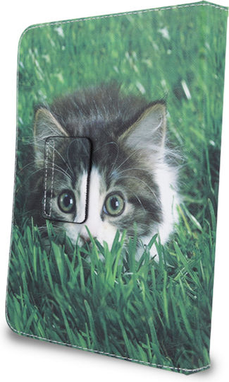 Kitty Flip Cover Πολύχρωμη (Universal 7-8")