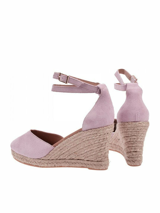 Summer Women's Platforms in Espadrilles Style Rose Gold