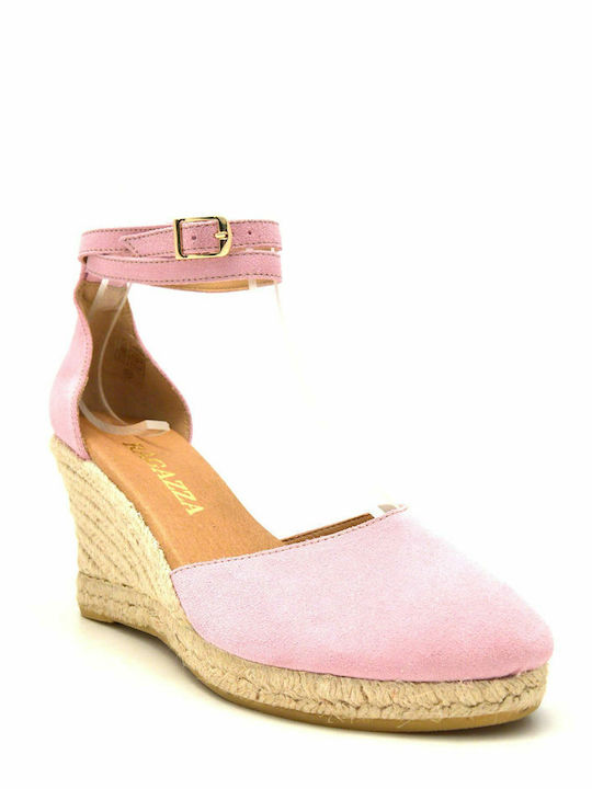 Summer Women's Platforms in Espadrilles Style Rose Gold