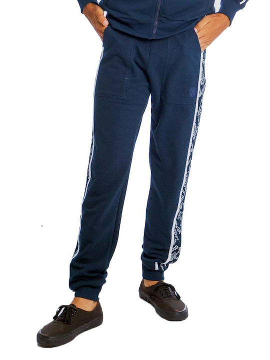 Pantaloni de trening cu Elastic Albastru marin