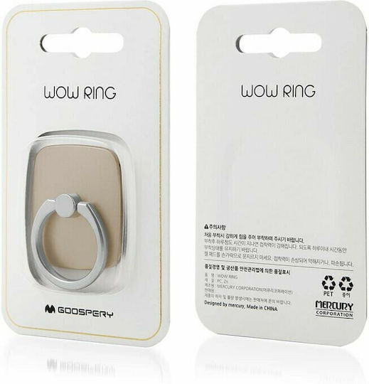 Mercury Wow Ring Holder Κινητού σε Χρυσό χρώμα