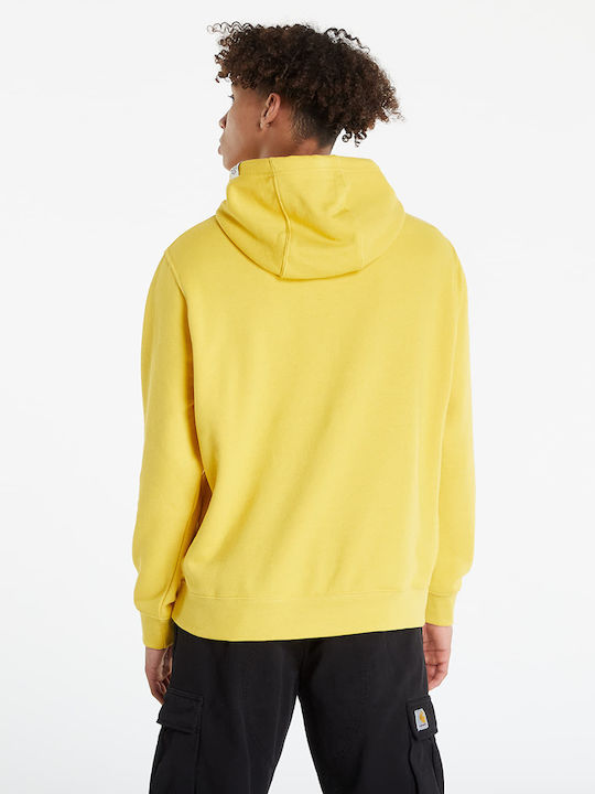 Nike Revival Men's Sweatshirt with Hood and Pockets Yellow