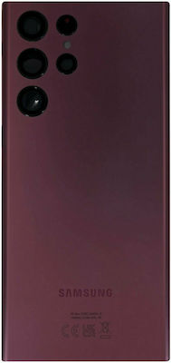 Samsung Replacement Back Cover Burgundy for Galaxy S22 Ultra 5G