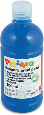 Primo Brillante Tempera Colour Paint Bottle 500ml Blue