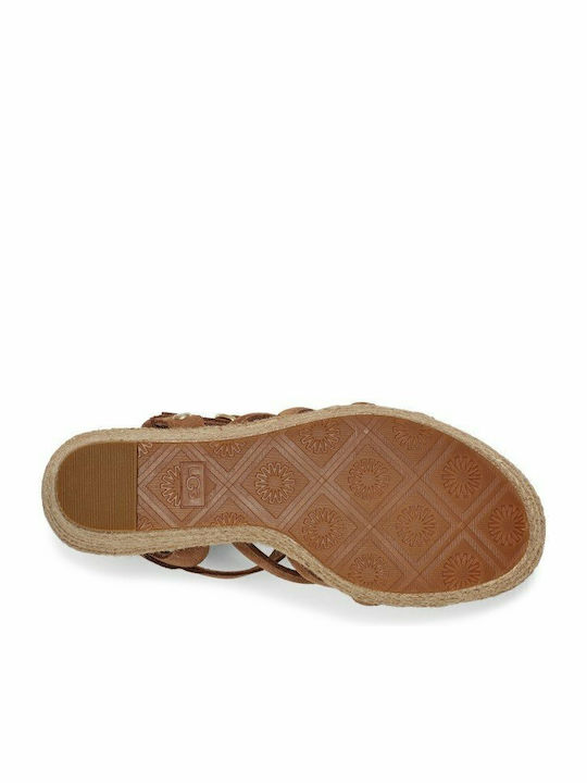 Cressida 1119952 Women's Suede Platform Shoes Tabac Brown 1119952-CTSD