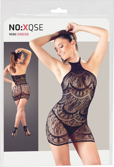 Mandy Mystery Mini Dress with String Секси рокля Black