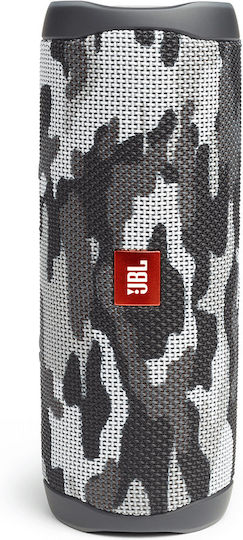 JBL Flip 5 Αδιάβροχο Ηχείο Bluetooth 20W με Διάρκεια Μπαταρίας έως 12 ώρες Black Camo