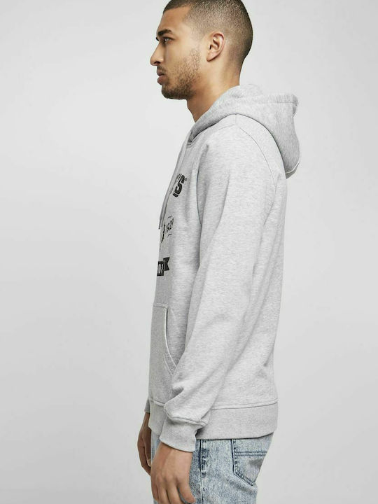 Merchcode Popeye Barber Shop Hooded Jacket Gray MC631-00111