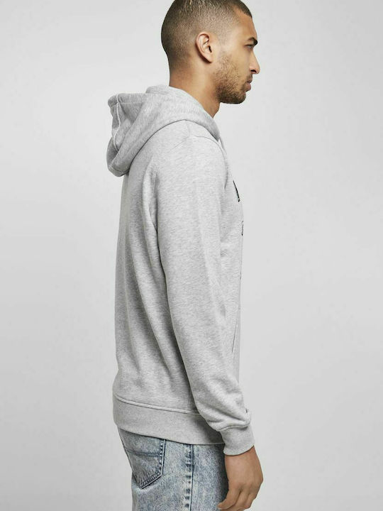 Merchcode Popeye Barber Shop Hooded Jacket Gray MC631-00111