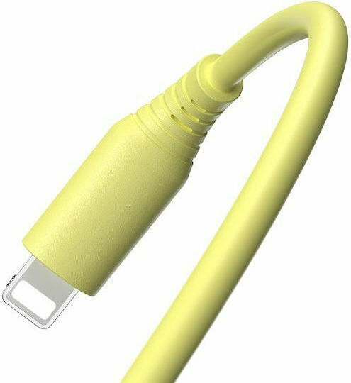 Tellur USB to Lightning Cable Κίτρινο 1m (TLL155397)
