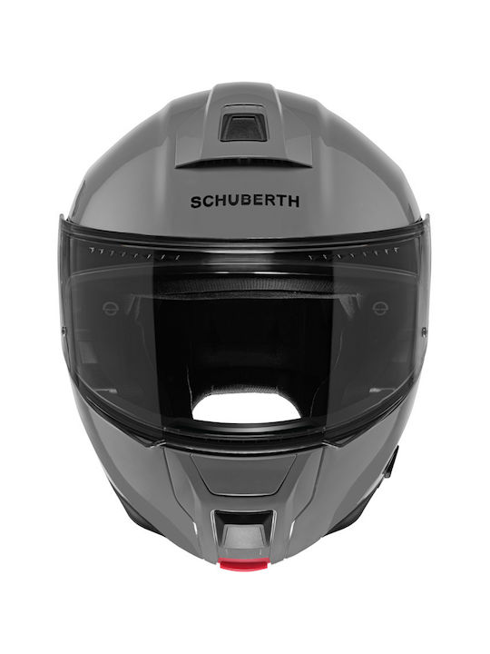 Schuberth C5 Concrete Grey Motorcycle Helmet Flip-Up ECE 22.06 1640g with Sun Visor