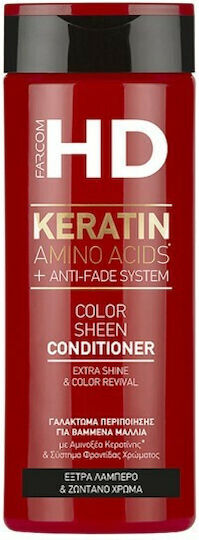 Farcom HD Keratin Amino Acids & Anti-Fade System Conditioner Reconstruction/Nourishment for Coloured Hair 330ml