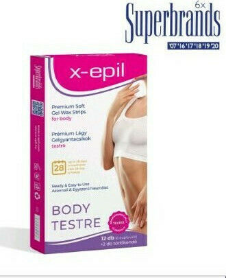 x-epil Gel Normal Wax Strips 12pcs