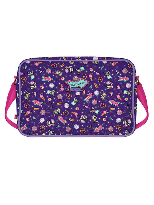 Santoro Up and Away School Bag Shoulder Elementary, Elementary in Purple color