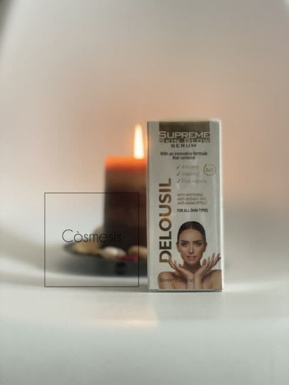 Delousil Supreme Skin Glow Ενυδατικό & Αντιγηραντικό Serum Προσώπου με Βιταμίνη C για Αποτοξίνωση & Λάμψη 30ml