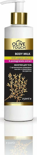 Olive Touch Lapte de corp cu ulei de măsline organic și extract Loțiune hidratant pentru corp 250ml