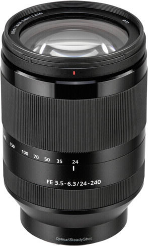 Sony Full Frame Φωτογραφικός Φακός FE 24-240mm F3.5-6.3 OSS Standard Zoom / Tele Zoom / Wide Angle Zoom για Sony E Mount Μαύρος