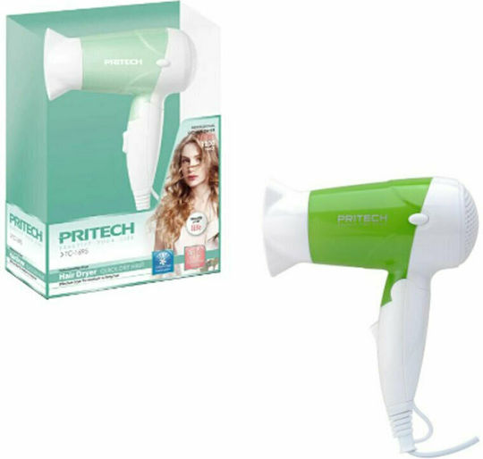 PriTech TC-1695 Green Reisehaartrockner 1200W