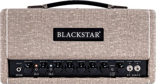 Blackstar St. James 50 EL34 Tube Head for Electric Guitar 50W Ecru