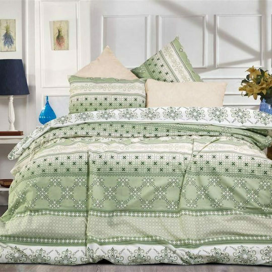 Dimcol Single 160x240cm Kallipateira 334 L.Green / Olive