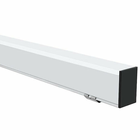 V-TAC LED Комерсиално Линейно Осветление Светило Таван 40W Неутрално бяло IP20 с Регулируема Интензивност Ш120xД5xВ6.5см.