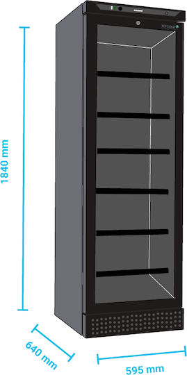 Tefcold CPV 1380-I Commercial Wine Refrigerator 372lt +6°C / +18°C L59.5 x W64 x H184cm