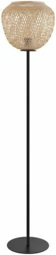 Eglo Dembleby Vintage Floor Lamp H150cm. with Socket for Bulb E27 Black