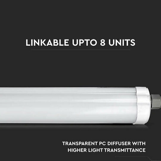 V-TAC Lichtleiste Außenbereich mit integriertem LED 48W 150cm