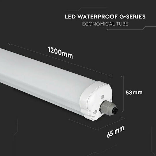 V-TAC Lighting Batten Outdoor with Integrated LED 36W 120cm