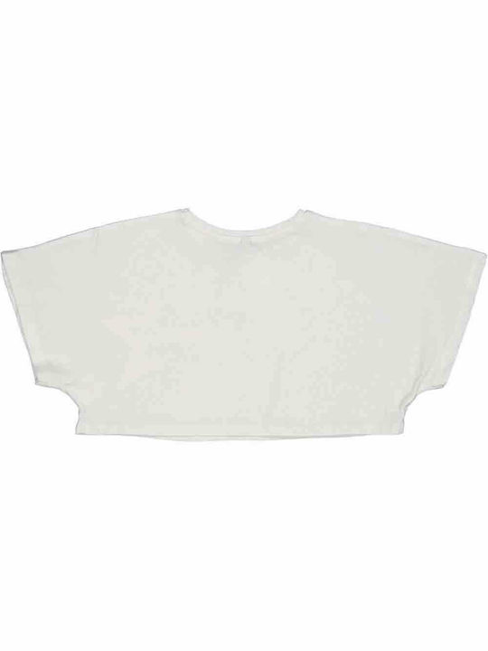 Birba Trybeyond Kids Crop Top Short Sleeve White