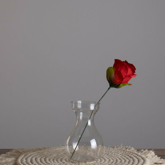 GloboStar Decorative Vase Grace Transparent 9x9x13cm