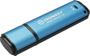 Kingston IronKey Vault Privacy 50 8GB USB 3.2 Stick Albastru