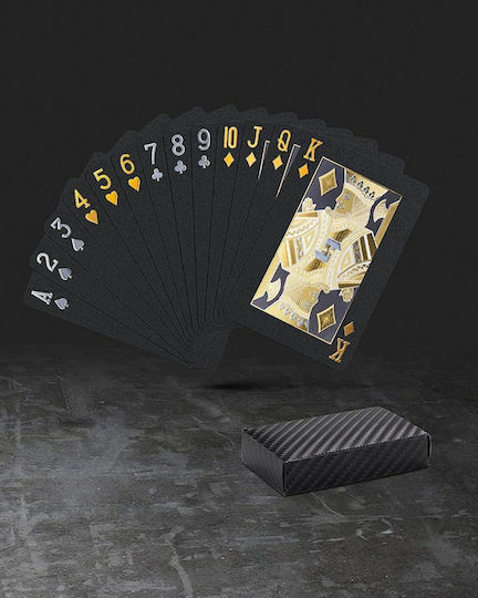 Poker Cards SolarMatrix Τράπουλα Πλαστική για Poker Μαύρη