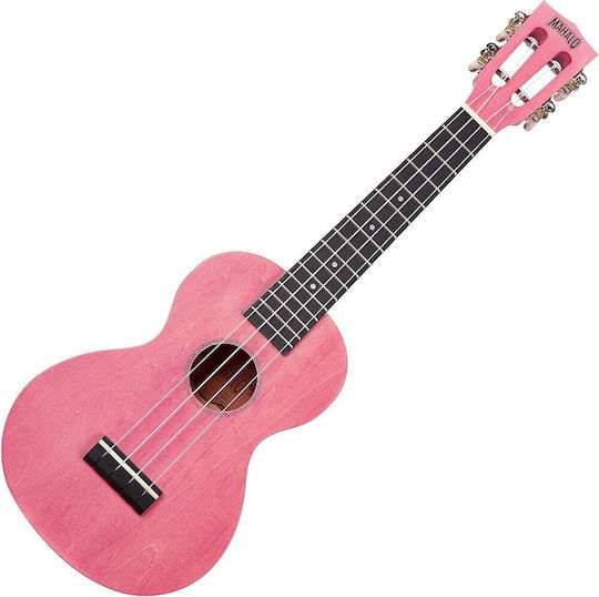 Mahalo Island Series Concert Ukulele Coral Pink